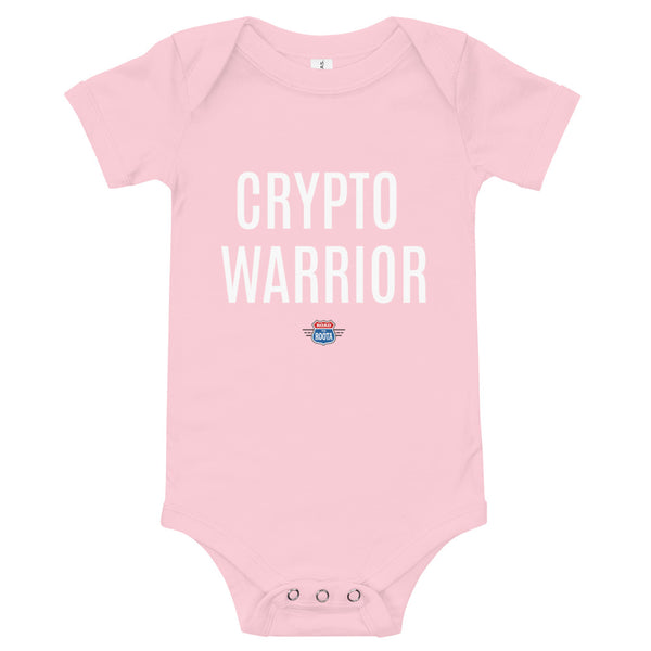 Crypto Warrior Baby short sleeve one piece