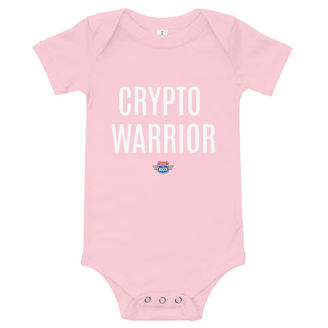 Crypto Warrior Baby short sleeve one piece