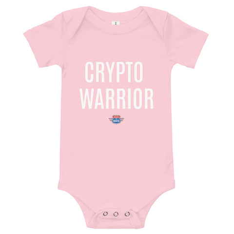 Crypto Warrior Baby short sleeve one piece