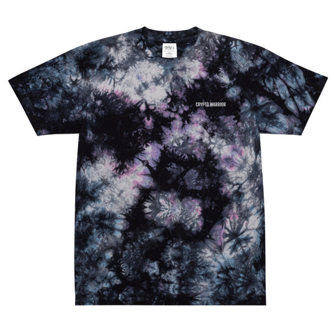 Crypto Warrior Oversized Tie-Dye T-Shirt