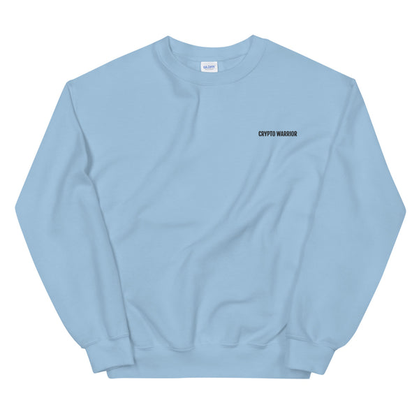 Crypto Warrior Unisex Crew Neck Sweatshirt