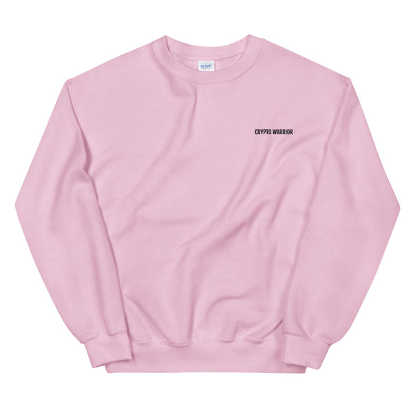 Crypto Warrior Unisex Crew Neck Sweatshirt