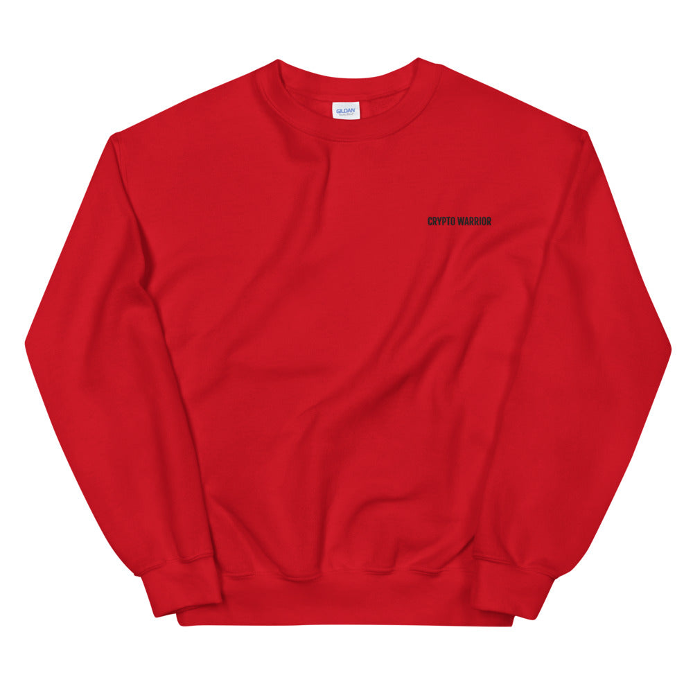 Crypto Warrior Unisex Crew Neck Sweatshirt