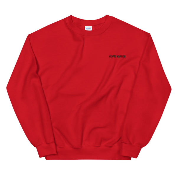 Crypto Warrior Unisex Crew Neck Sweatshirt