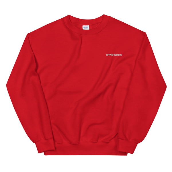 Crypto Warrior Unisex Crew Neck Sweatshirt