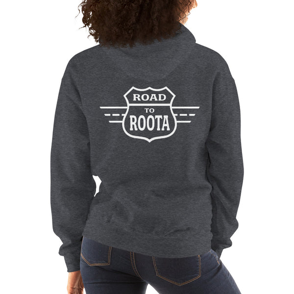 Theta Girl Unisex Pull Over Hoodie (white text)