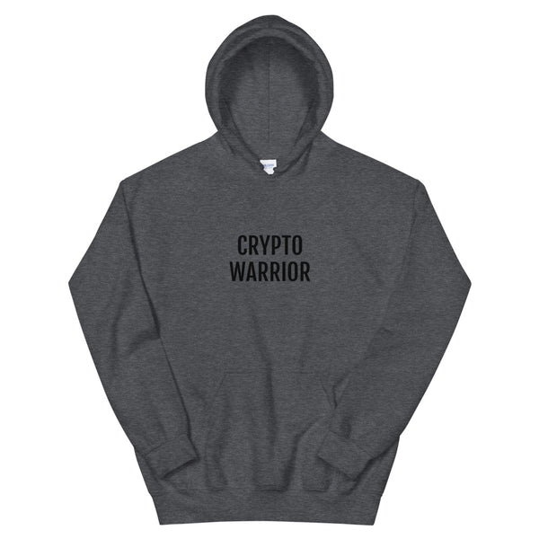 Crypto Warrior (large print) Unisex Pull Over Hoodie