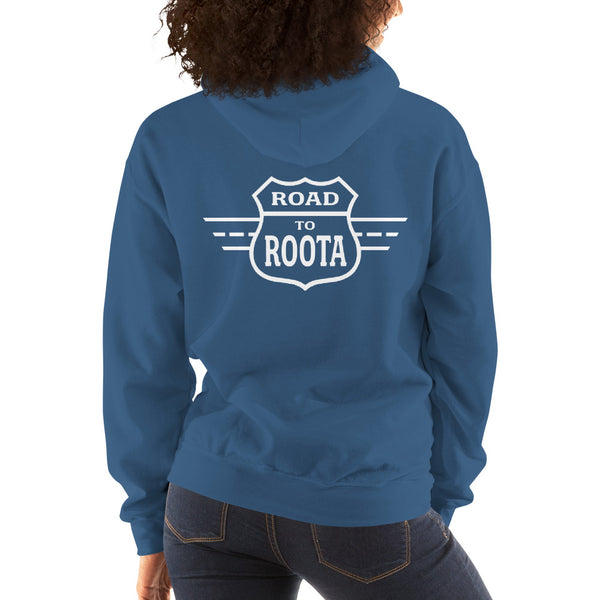 Theta Girl Unisex Pull Over Hoodie (white text)