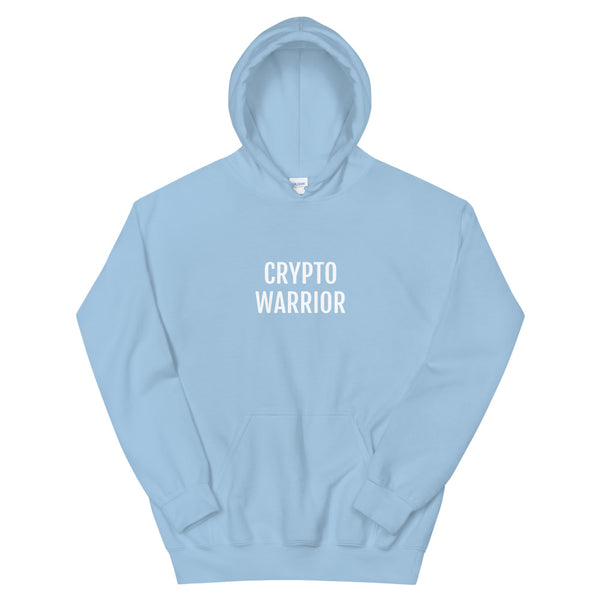 Crypto Warrior (large print) Unisex Pull Over Hoodie