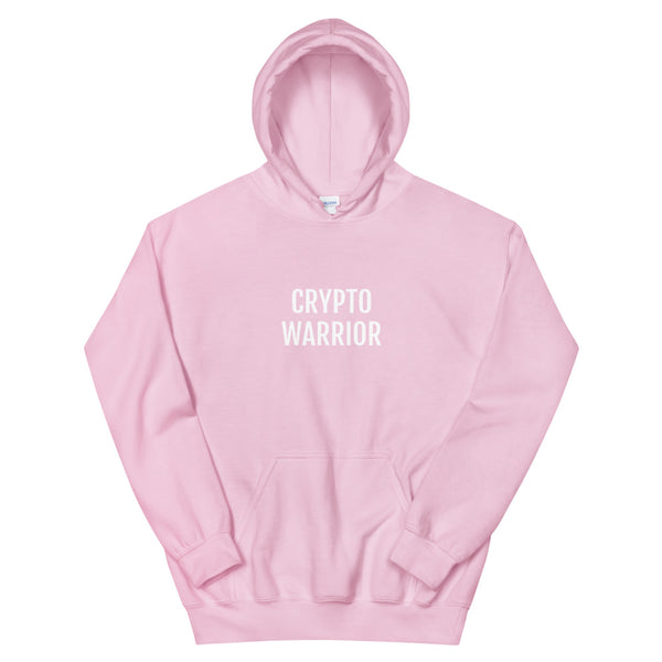 Crypto Warrior (large print) Unisex Pull Over Hoodie