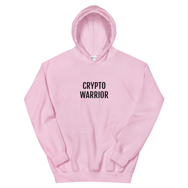 Crypto Warrior (large print) Unisex Pull Over Hoodie