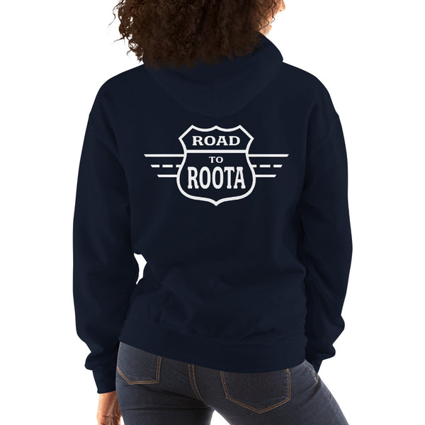 Theta Girl Unisex Pull Over Hoodie (white text)