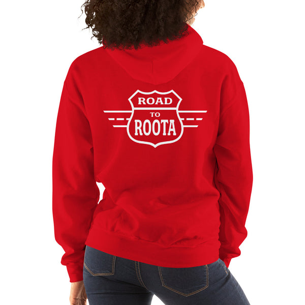 Theta Girl Unisex Pull Over Hoodie (white text)