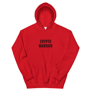 Crypto Warrior (large print) Unisex Pull Over Hoodie