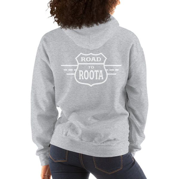 Theta Girl Unisex Pull Over Hoodie (white text)