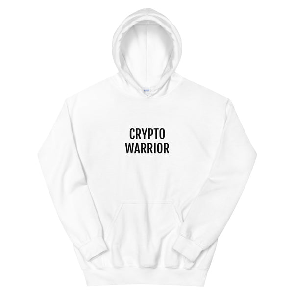 Crypto Warrior (large print) Unisex Pull Over Hoodie