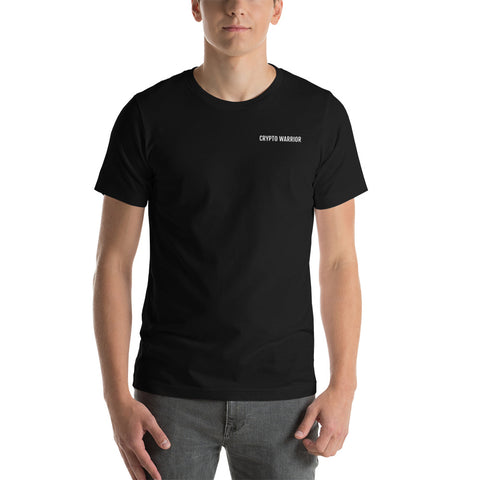 Crypto Warrior Short-Sleeve Unisex T-Shirt (white)