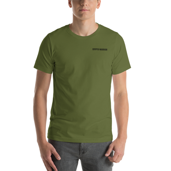 Crypto Warrior Short-Sleeve Unisex T-Shirt (black)