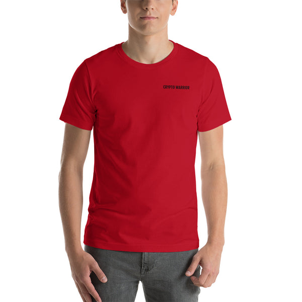 Crypto Warrior Short-Sleeve Unisex T-Shirt (black)