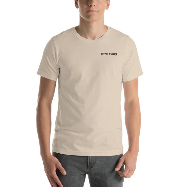 Crypto Warrior Short-Sleeve Unisex T-Shirt (black)