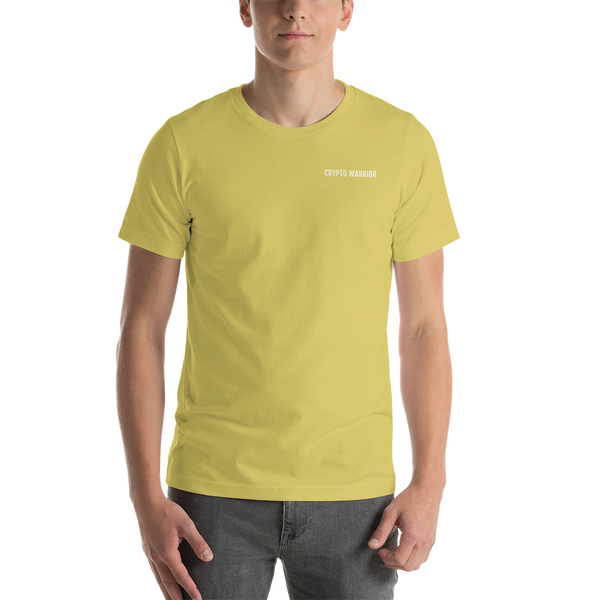 Crypto Warrior Short-Sleeve Unisex T-Shirt (white)