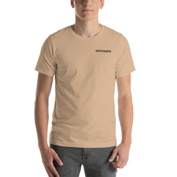 Crypto Warrior Short-Sleeve Unisex T-Shirt (black)