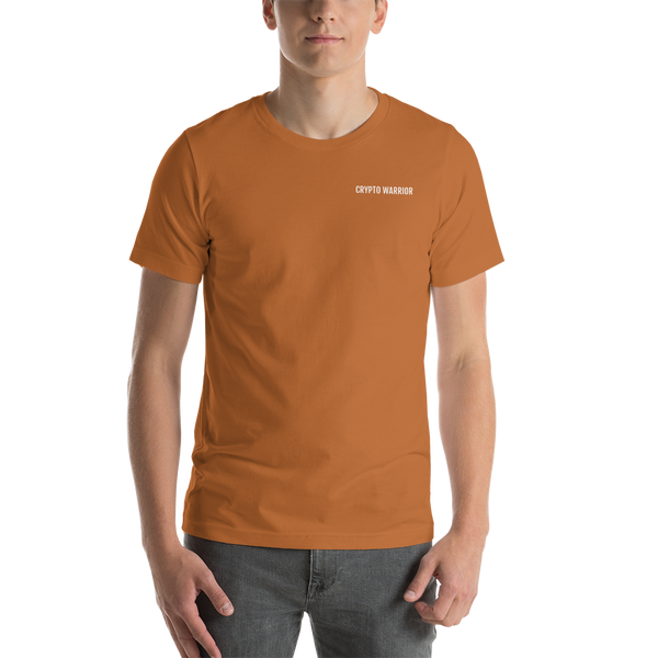 Crypto Warrior Short-Sleeve Unisex T-Shirt (white)